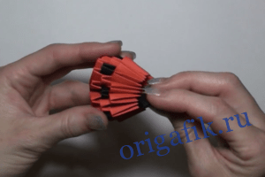 оригами Клубничка 14