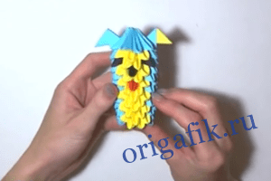 оригами собачка 20