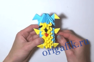 оригами собачка 21