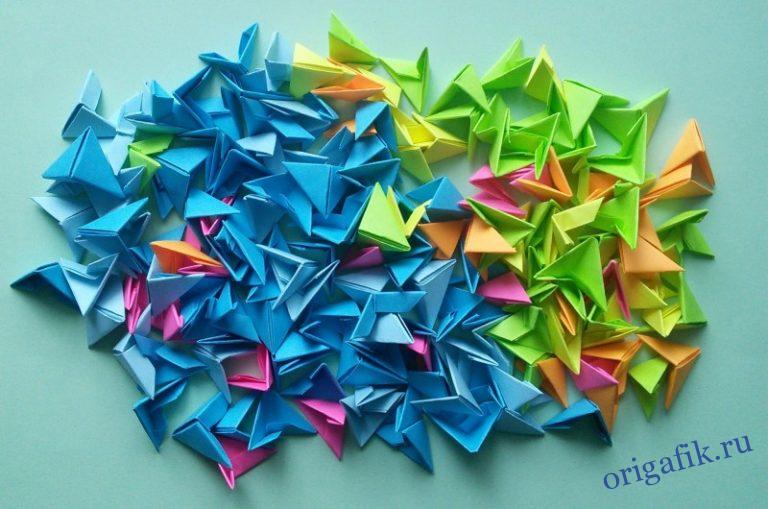 Модуль оригами - пошаговая инструкция, схема, фото