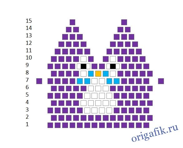 Модульное оригами схема совы