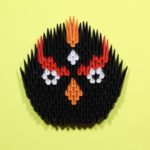Angry Birds Бомбер из бумажных модулей