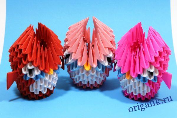 Совята оригами