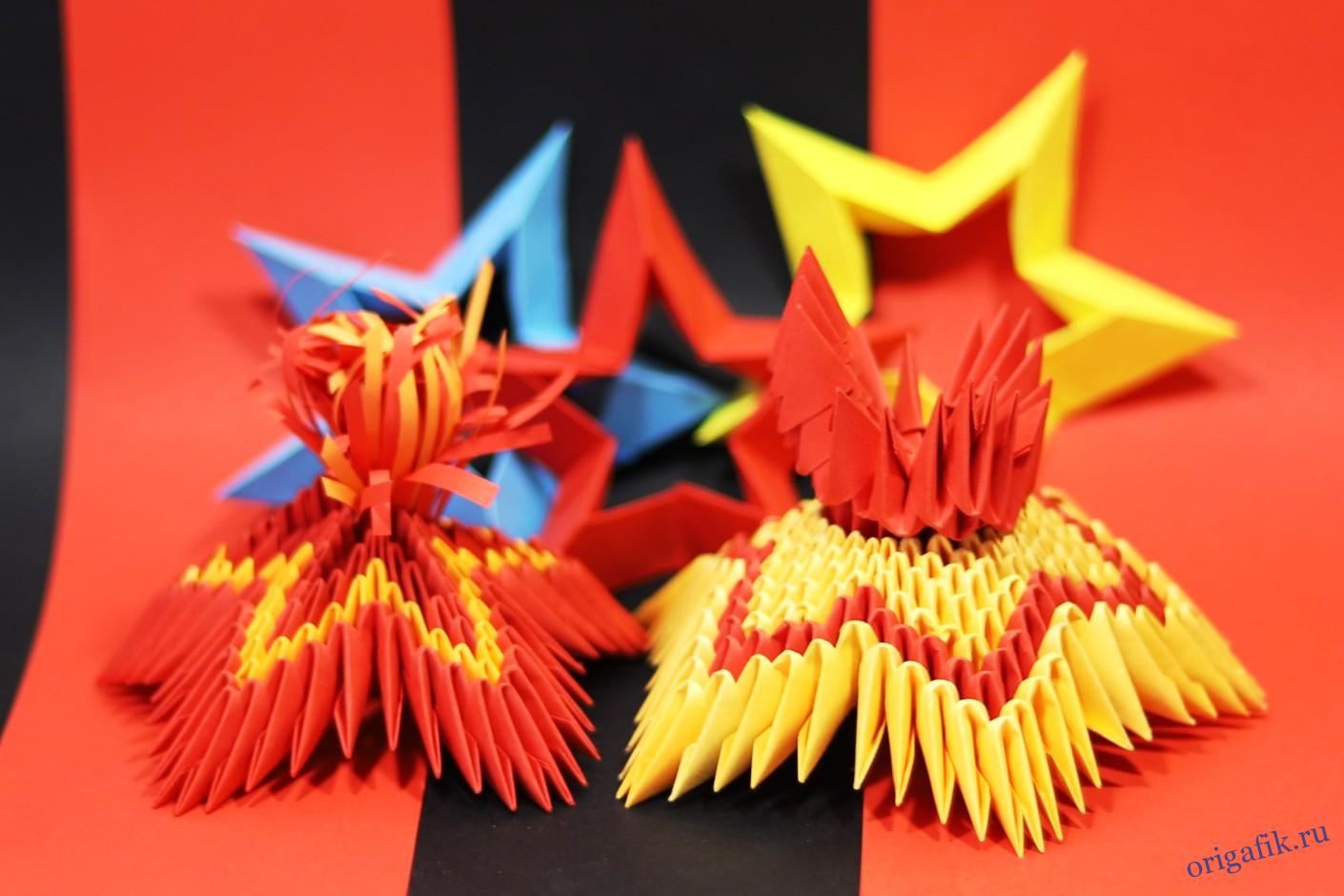 Модульное оригами: объемные поделки своими руками