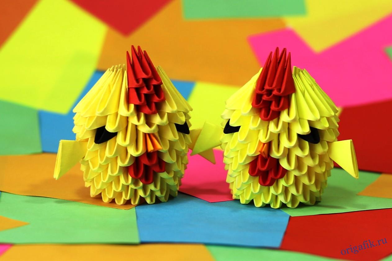 Модульное оригами «Сова малышка». Схема модульного оригами сова