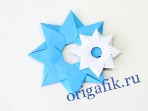 Сюрикен оригами из бумаги: описание и видео (3 варианта) Часть 2