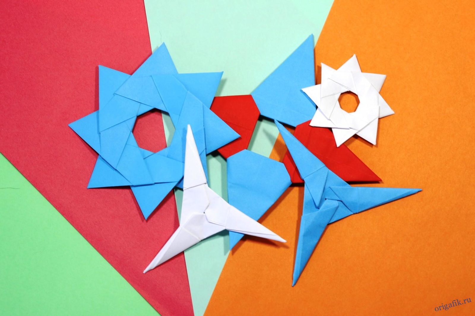 сюрикен оригами